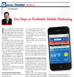 Mobile marketing sells more if you follow these 5 steps