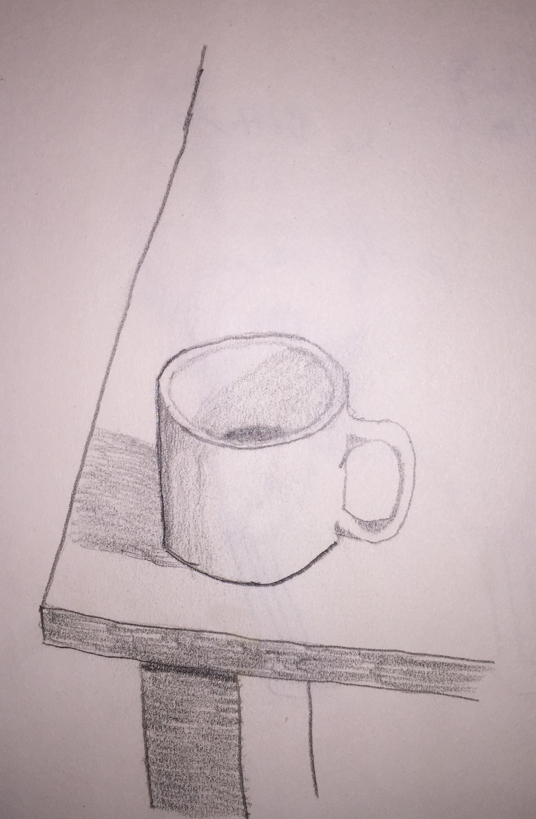 Cup on table 