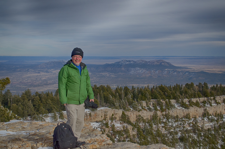 Dad and moutains